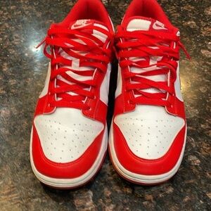 Nike Dunks - Red and White